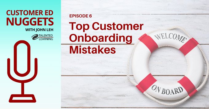First impressions are lasting. So #onboarding is key in the customer journey. How can early #customereducation drive success? Join @EurekosLMS Founder Nick Eriksen + me as we discuss issues in getting customers up to speed ▶ talentedlearning.com/customer-onboa… #CX #SaaS #customereducation