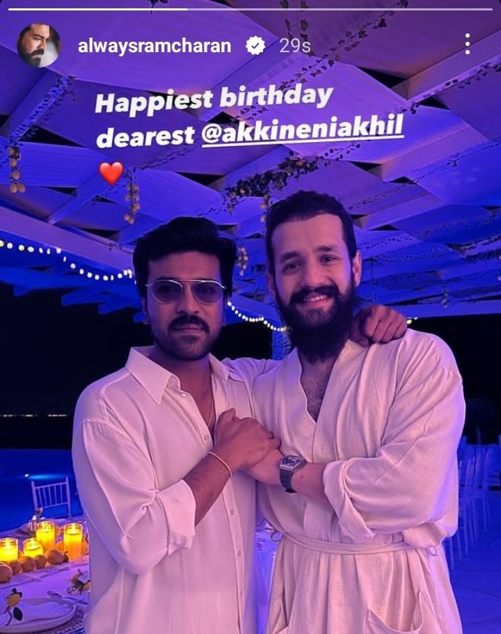 Once Again Happy Birthday Icon star AA ❤️

@AlwaysRamCharan @AkhilAkkineni8 
#HappyBirthdayAkhilAkkineni