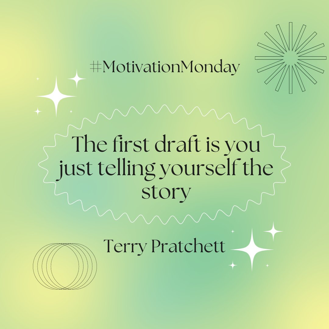 Get_Edited's tweet image. Happy #MotivationMonday everyone! Today's quote comes from the late Terry Pratchett, best known for writing Discworld and co-writing Good Omens.

#writelife #writing #writingtips #writingquotes #singularitypress #getedited