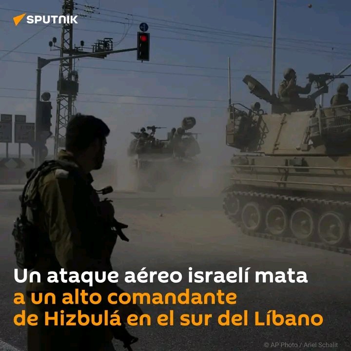 🇮🇱🇱🇧 Un ataque aéreo israelí mató a Ali Ahmed Hasin, comandante de las Fuerzas Radwan de la organización chiita libanesa proiraní Hizbulá en el sur del Líbano, informó la portavocía del Ejército israelí. @_Davidcu @NorlandysC @0Toblerone82904 @AriasEdenia @LisbetDeCuba @Yaramsi3