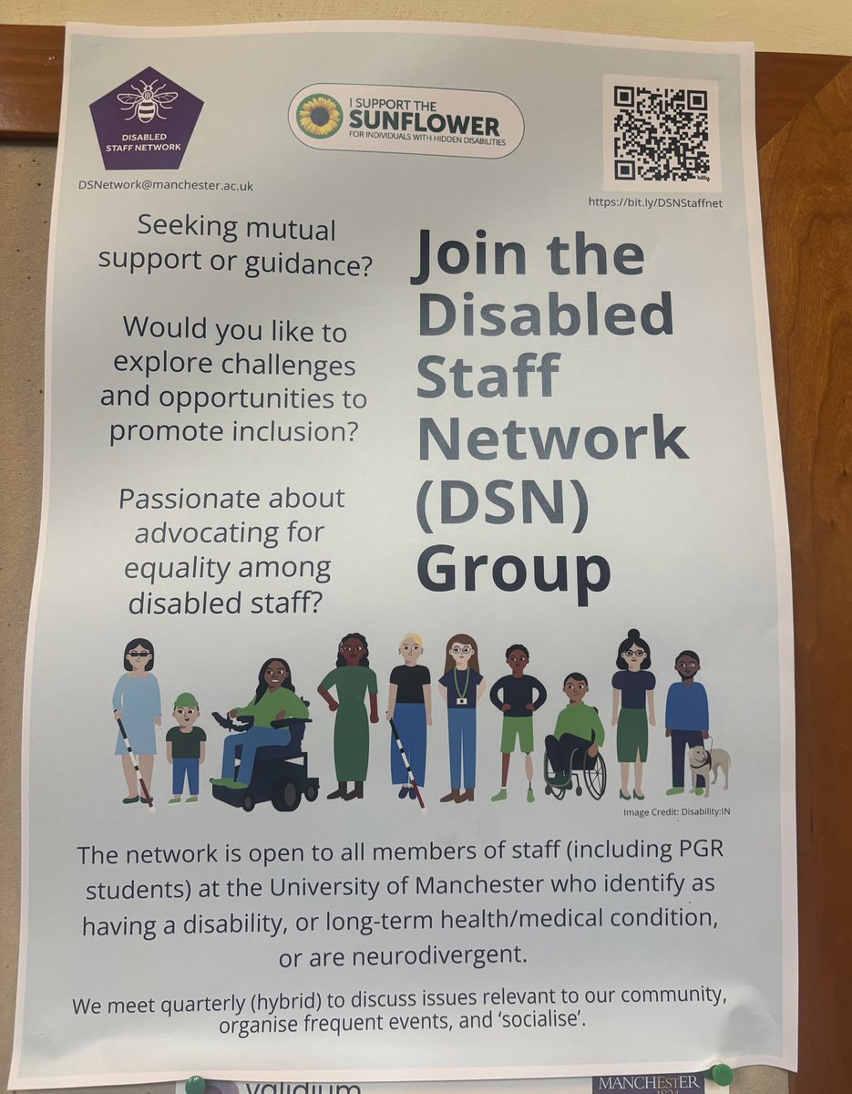 Great to see @UoMDSN #Poster @UoMEandD @UoMStaffNet