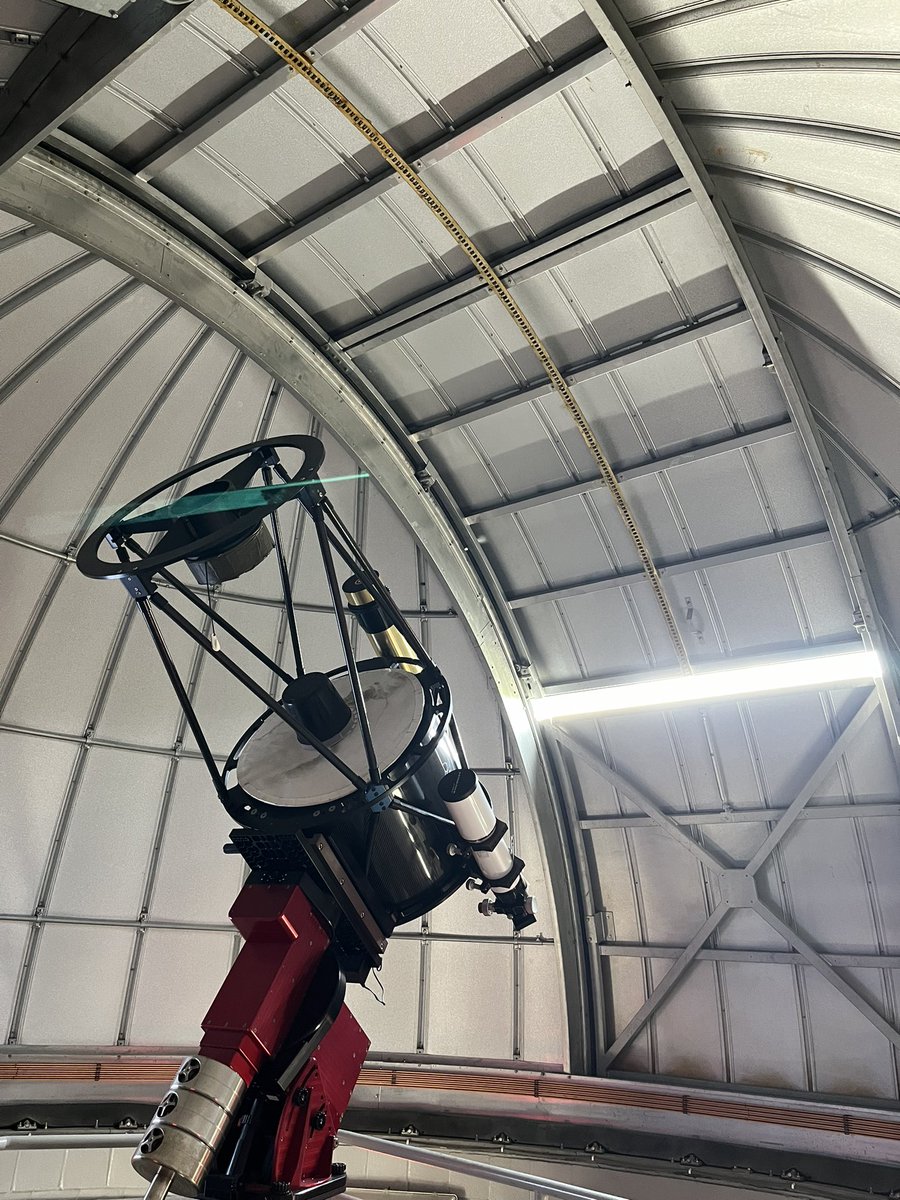 The cloud forecast is looking better for today’s partial solar eclipse! This is the telescope at @tellusmuseum in Cartersville. I’m live at noon with coverage throughout the day. Make sure you have certified eclipse glasses if you are looking directly at the sun. #Storm11