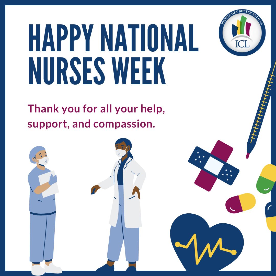 Happy National Nurses Week! 🩺💙Thank you for your tireless commitment to care and for your support in helping New Yorkers live healthy and fulfilling lives. To learn more about ICL services, email iclhope@iclinc.org.