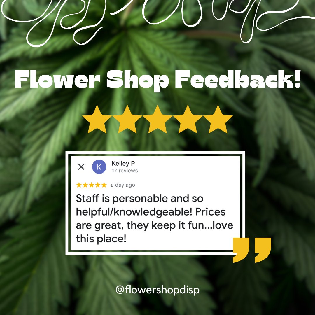 We LOVE this place too! Thanks for being a part of the Flower Shop vibes! ❤️

#MedicalCannabis #SouthDakotaCannabis