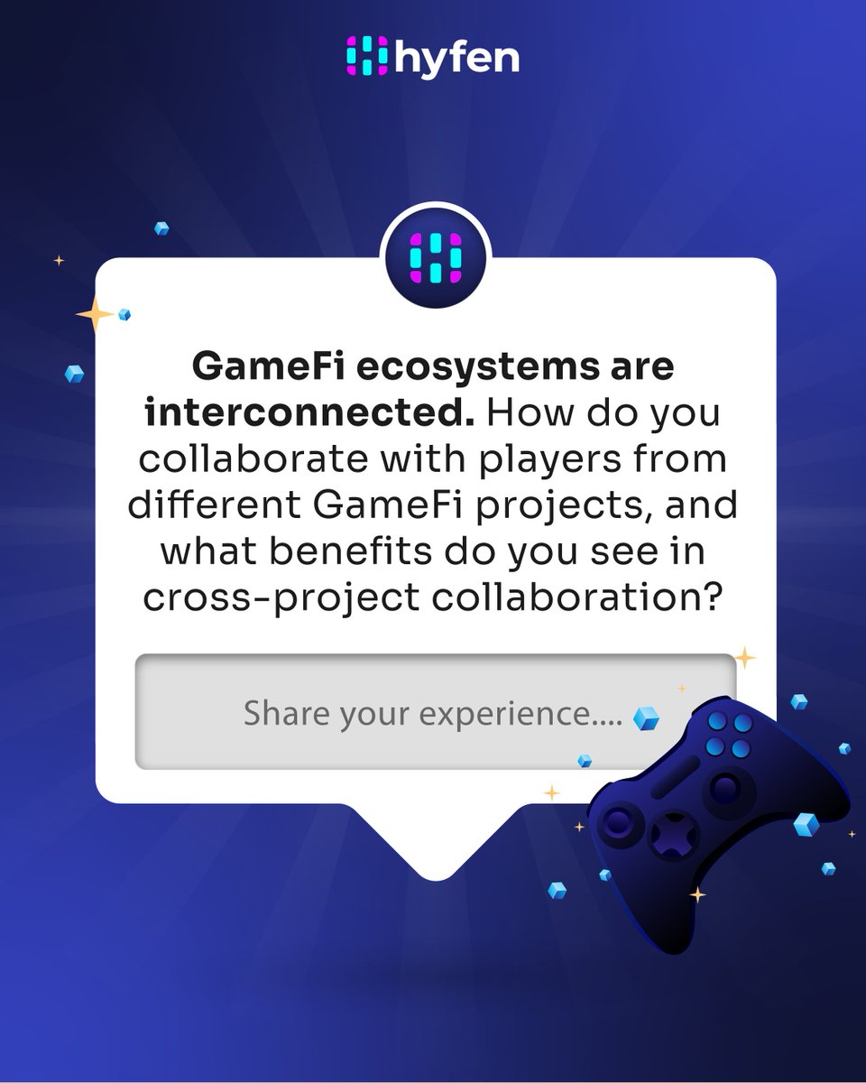 🔗🌐 GameFi ecosystems are interconnected. How do you collaborate with players from different GameFi projects, and what benefits do you see in cross-project collaboration? Share your collaborative strategies! ⬇️
