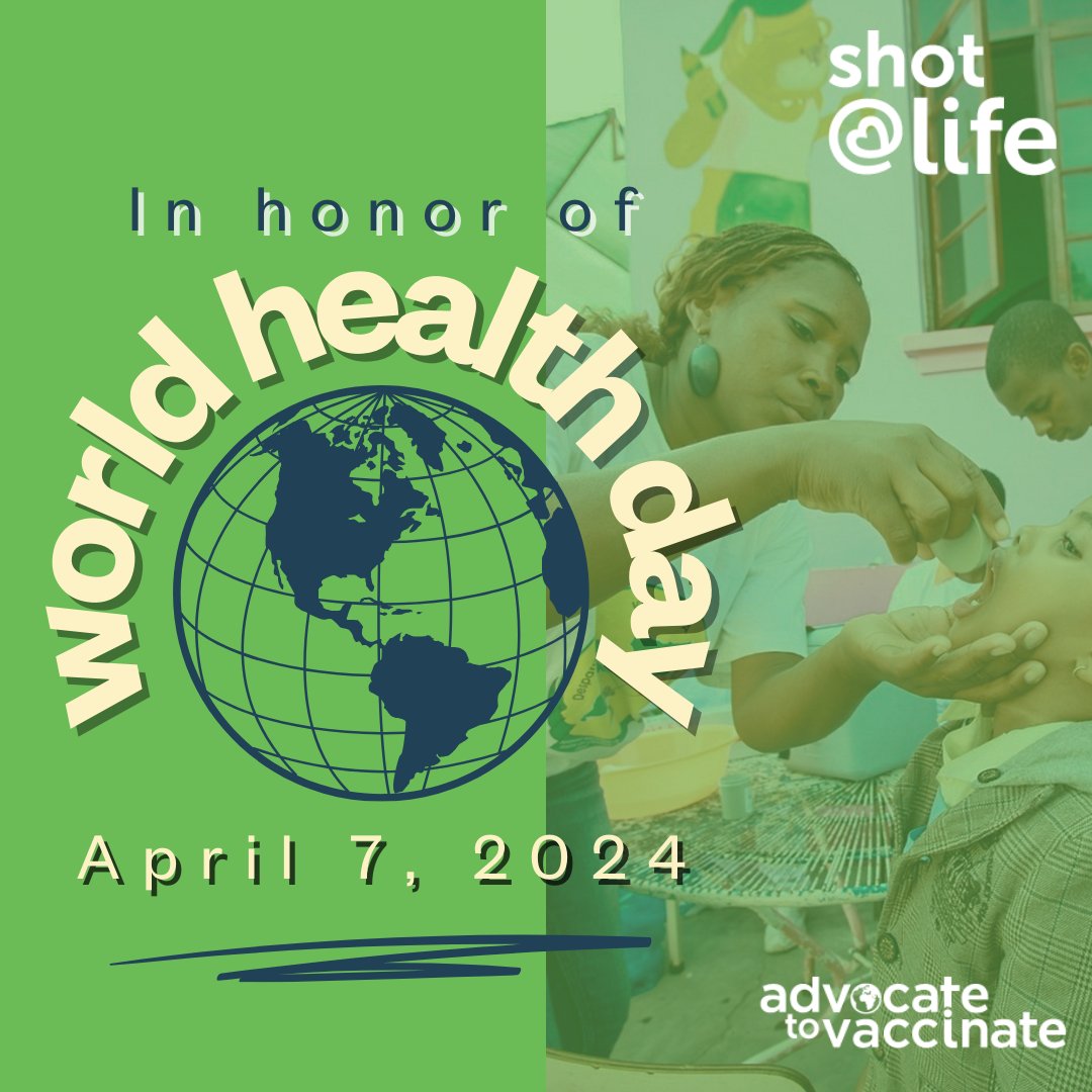 Yesterday was #WorldHealthDay. Over 30% of the world’s population does not have access to essential health services, including vaccines. To learn more about the essential role of health workers in #VaccinesForAll: shotatlife.org/2024/04/04/hea…