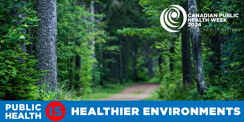Public Health is… healthier environments! For every $1 spent on reducing air pollution by introducing cleaner vehicles and fuels in Canada, $4 is saved in avoided health problems. ROI = 300% #CanPHW #PublicHealthMatters