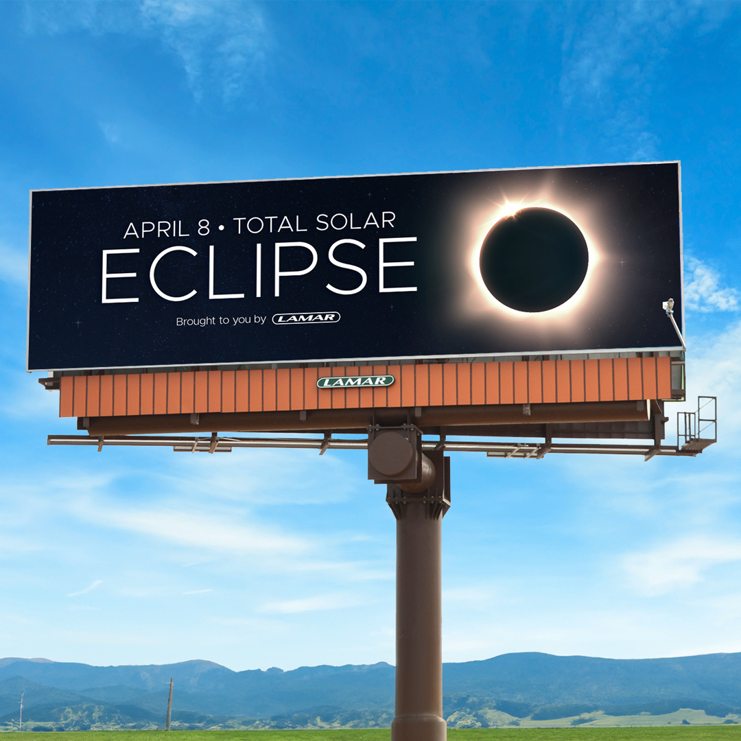 Solar Eclipse Day is here! Where will you be watching it? #SolarEclipse2024 #LamarAdvertising