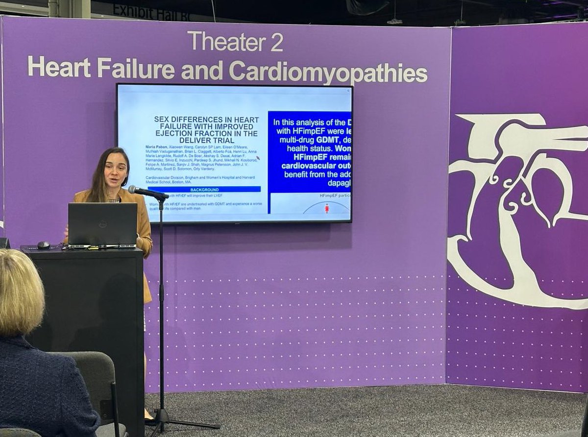 Proud to present the results of our analysis: sex differences in #HFimpEF in participants in #DELIVER at #ACC24, simultaneously published in @JACCJournals JACC:HF jacc.org/doi/10.1016/j.… Special thanks to my mentors @mvaduganathan @scottdsolomon @orlyvardeny Brian Claggett