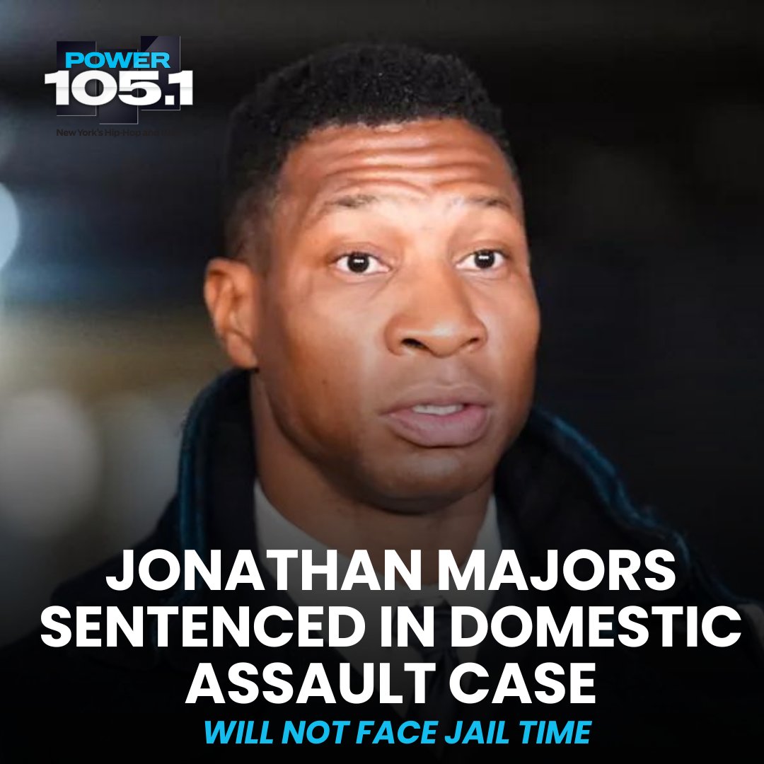 🚨 BREAKING: Marvel star Jonathan Majors will not face jail time after being found guilty of assaulting and harassing his ex-girlfriend, Grace Jabbari. On Monday (April 8), Judge Michael Gaffey sentenced Majors to one year of domestic violence counseling in the assault case, per…