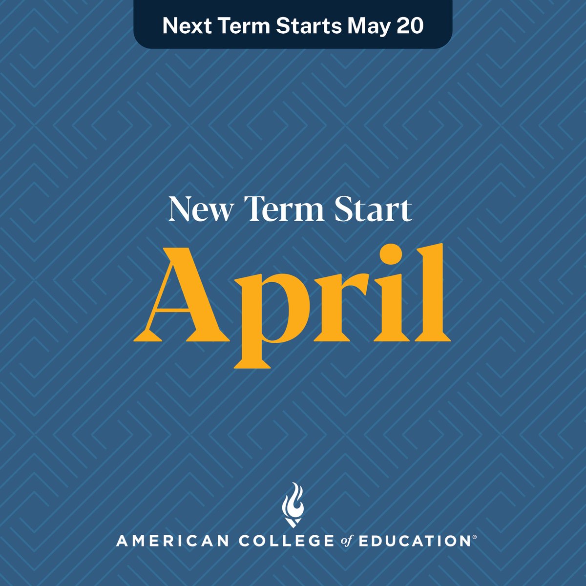 Today is the start of our April term! Welcome to all of our new students joining us today. To all of our students returning, we hope you had a restful spring break and are ready to take on a new term!