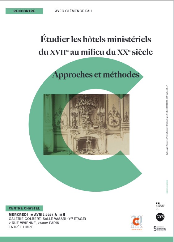 Pour la 7ème séance des Rencontres du <a href="/centrechastel/">Centre André-Chastel Laboratoire de recherche</a>, Clémence Pau reviendra sur les principaux résultats de sa thèse.
➡️Mercredi 10/04/24 de 18 à 20h à <a href="/INHA_Fr/">INHA</a> 
bit.ly/43RI2Fx