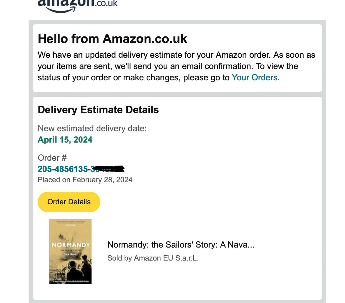@NickHewitt4 @thehistoryguy @timbenbow1 @Tessadunlop @kejamieson_ Really looking forward to this. Sadly have to wait a little longer as my Amazon pre-order is delayed. 🙁