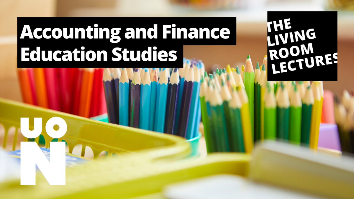 This week we have online webinars covering our Education Studies and Accounting and Finance courses. If you're interested in studying these subjects tune in to find out more. Find them here: ow.ly/lez750Raj9g #UON #LivingRoomLectures