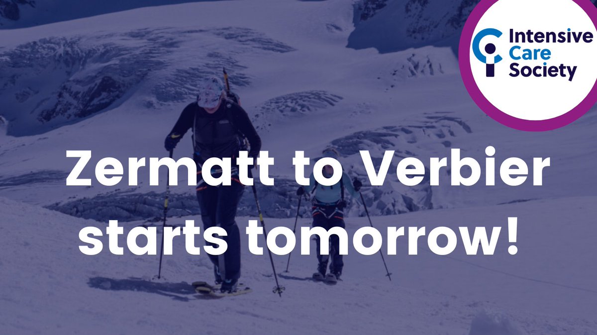 Today holds one final checkup before our Zermatt to Verbier challengers start their epic journey! Show your support to our fantastic team by donating to their ski trek and the massive journey they face ahead. Support intensive care below👇 bit.ly/ZtoV2024