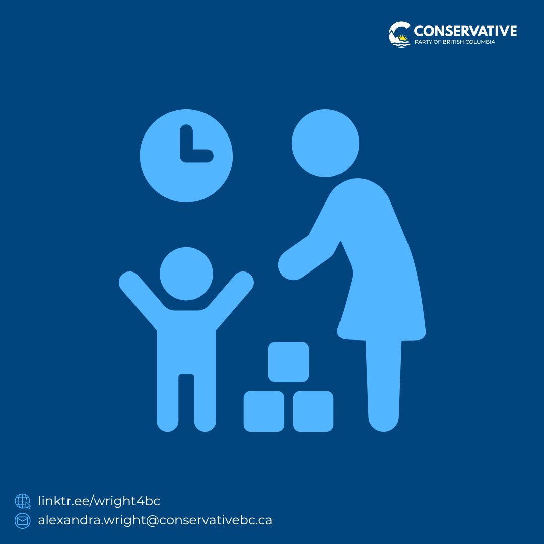 Part of the BC Conservative Party's platform includes supporting new parents with daycare expenses and encouraging private sector involvement to create additional daycare spaces while collaborating closely with municipalities.
#bcpoli #wright4BC #bcconservatives #BrighterBC