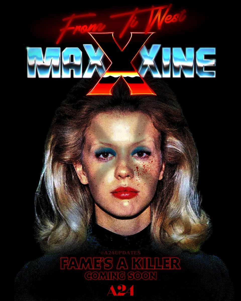 Join us tonight at 7:30 pm EST as we react to the newly released trailer for A24’s “Maxxxine”! We’ll be live on here, YouTube, and Facebook!