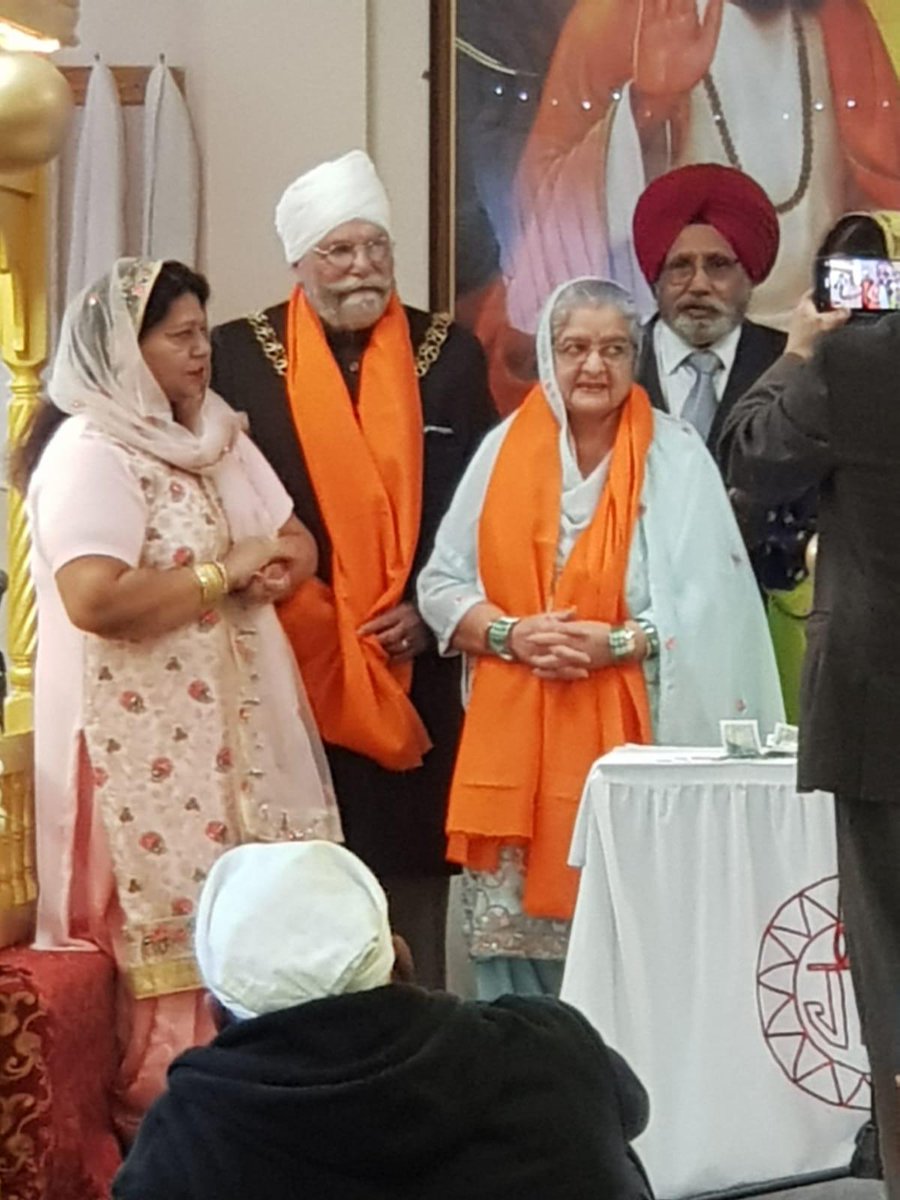 On the 25th February the Lord Mayor and Lady Mayoress attended the 647th Birthday Anniversary Celebrations of Shri Guru Ravidass Ji at Shri Guru Ravidass Ji Temple.