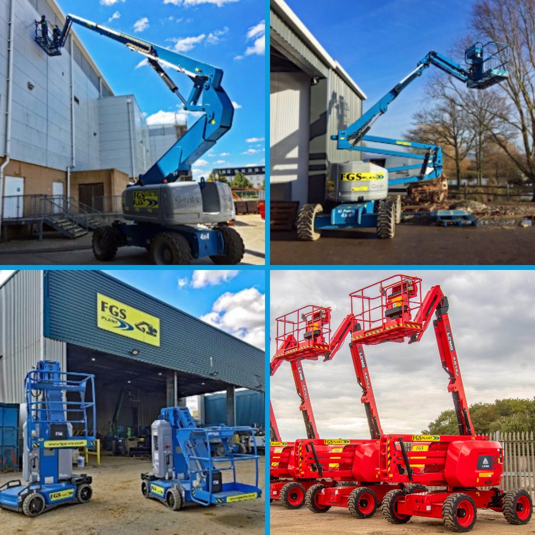 Need a #boomlift? Whatever the application, either inside or outside we have a range of #cherrypickers that will cover your requirements. Checkout the range online: fgsplant.co.uk/cherry-picker-… Whether you need a one day hire or longer term contract give us a call on 01622 713930.