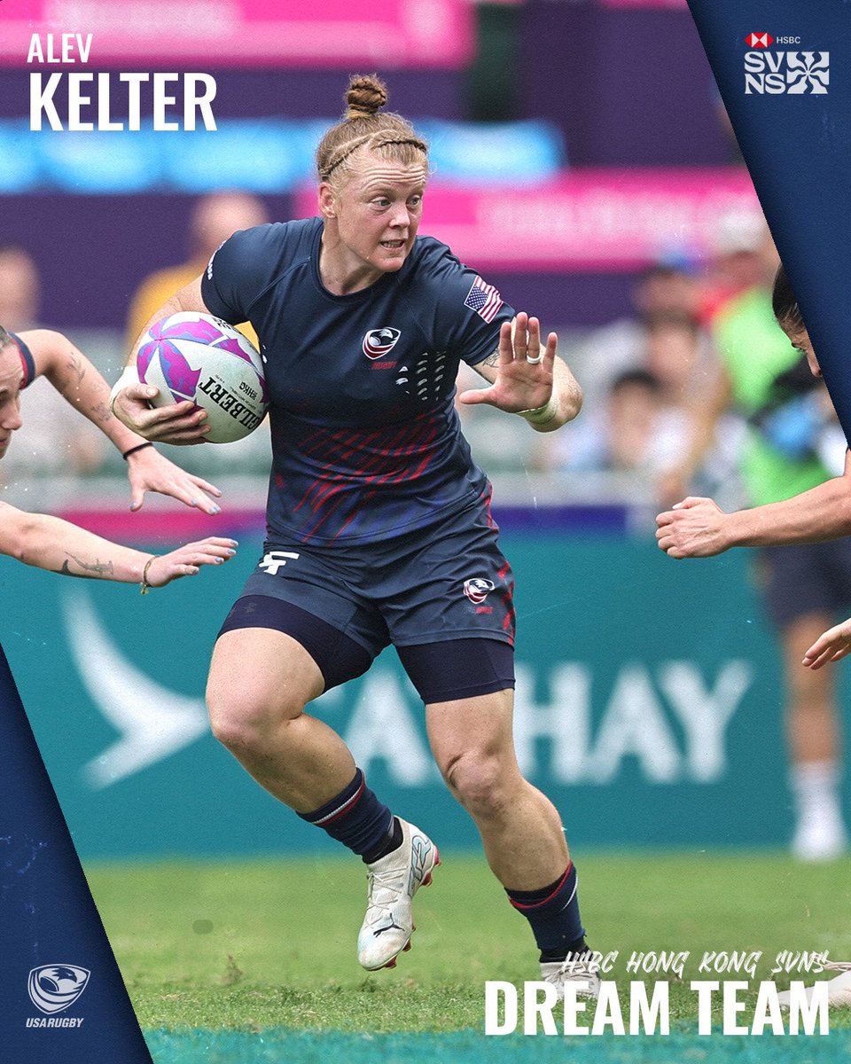 An HSBC Hong Kong SVNS Dream Team nod for this impact player 💪 Congrats @kelteralev 👏