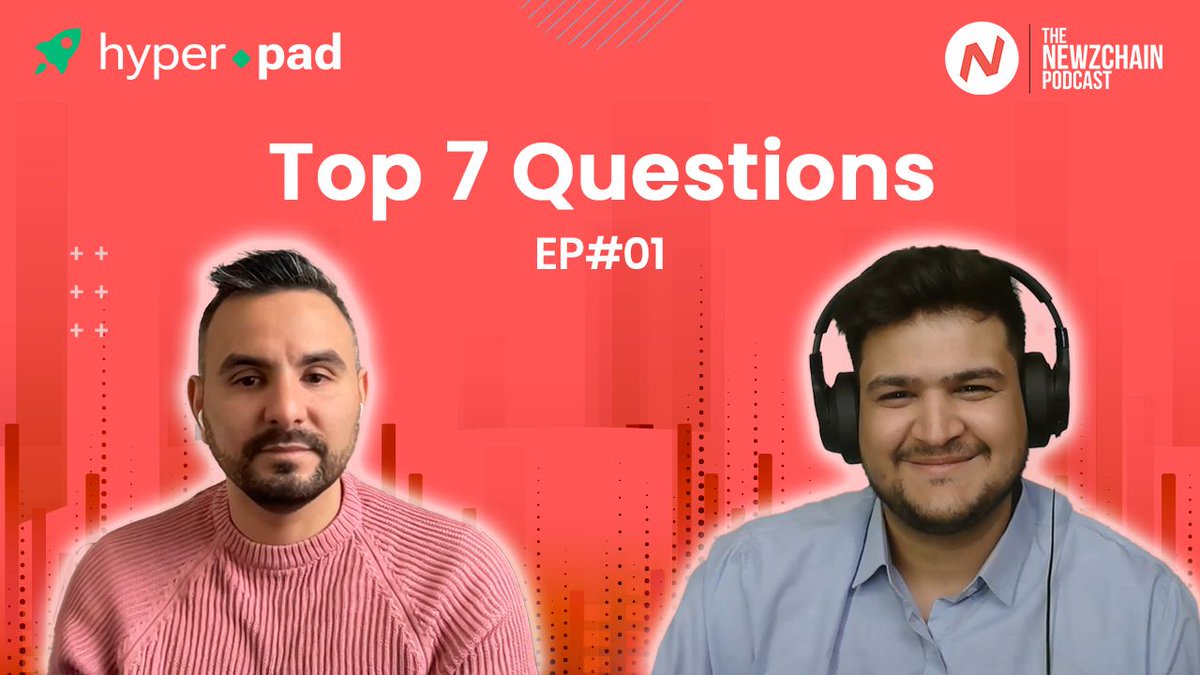 NewzchainHQ's tweet image. The Express Version of the first episode is LIVE!

No long conversation, just straight to the point! Tune in for a rapid-fire journey with hyperPad for quick insights and rapid answers to burning questions - 
linktr.ee/thenewzchainpo…

#TheNewzchainPodcast #StartupPodcast #hyperPad