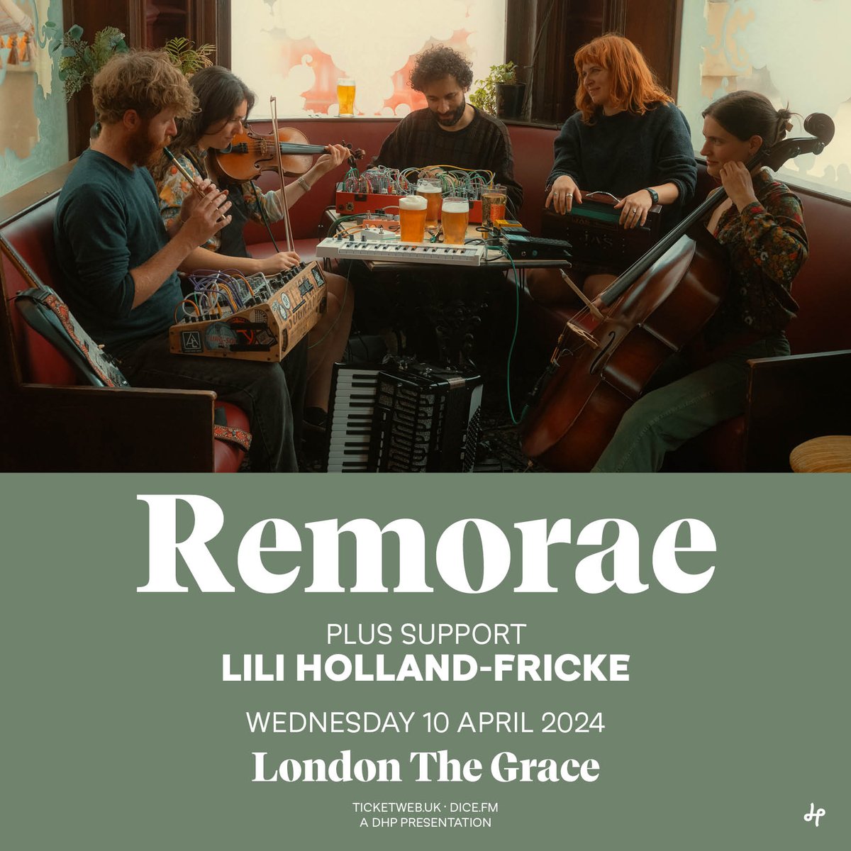 The REMORAE show is fast approaching this Wednesday with support from LILI HOLLAND-FRICKE in a stellar line-up. Don't miss out, tickets are running low! 📅 Wednesday 10 April 🎟️ Tickets 👉 ticketweb.uk/event/remorae-…