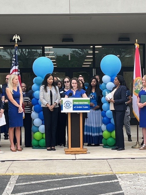 Thank you, #floridadepartmentofchildrenandfamilies for recognizing Child Abuse Prevention Month and hosting a Pinwheels for Prevention event!