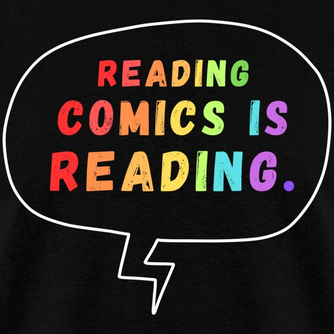 Reading comics is reading!

New @libcomix gear is now live! 

#libcomix #RightToReadDay #UniteAgainstBookBans #NationalLibraryWeek