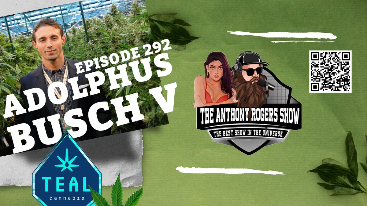 Live tonight at 8:30 PM CST on Rumble. Adolphus Busch V is carrying on his family legacy — but instead of alcohol, he’s pioneering cannabis. rumble.com/v4o84aq-episod… <a href="/TealCanna/">Teal Cannabis</a> @nikkiknightly @best_podcast_