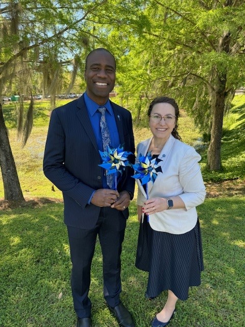 Thank you, #floridadepartmentofhealth for recognizing Child Abuse Prevention Month and hosting a Pinwheels for Prevention event.