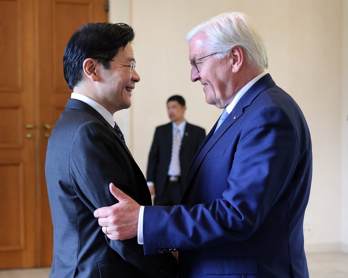 Glad to call on Federal President Dr Steinmeier again. We had a candid exchange of views on how Singapore🇸🇬 and Germany🇩🇪 could navigate an increasingly complicated world, as like-minded countries that share a common worldview on multilateralism and a rules-based world order.