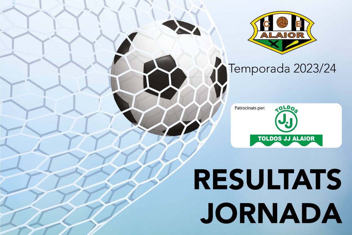 ⚽RESULTATS DE LA JORNADA
🏆Aquí teniu el resultats de la jornada💪
👉cealaior.com/es/noticias/614

Patrocinats per Toldos J.J. Alaior  

#cealaior #clubesportiualaior #alaior #lospinos #futbol #futbolmenorca #futbolbalear #futbolformatiu #ffib  #unanypersomiar