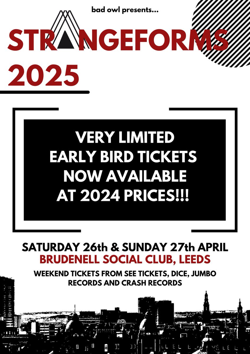 Nath Brudenell (@nath_brudenell) on Twitter photo Who was here at <a href="/StrangeForms/">StrangeForms</a> over the weekend?⚡️
Early-bird tickets for next year's festival are already on sale now, save some money & get the date in your diary - they are limited! 👇
➡️ bit.ly/StrangeForms25 Who was here at <a href="/StrangeForms/">StrangeForms</a> over the weekend?⚡️
Early-bird tickets for next year's festival are already on sale now, save some money & get the date in your diary - they are limited! 👇
➡️ bit.ly/StrangeForms25