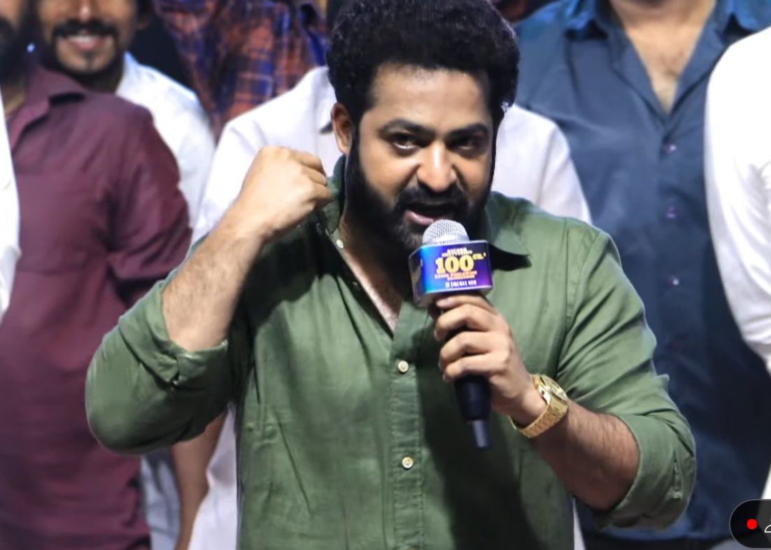 Chala gattiga kodtunam tiger's 🐯 #Devara Nama samvatsaram 🥵🔥 @tarak9999 #NTRatTilluSquareEvent