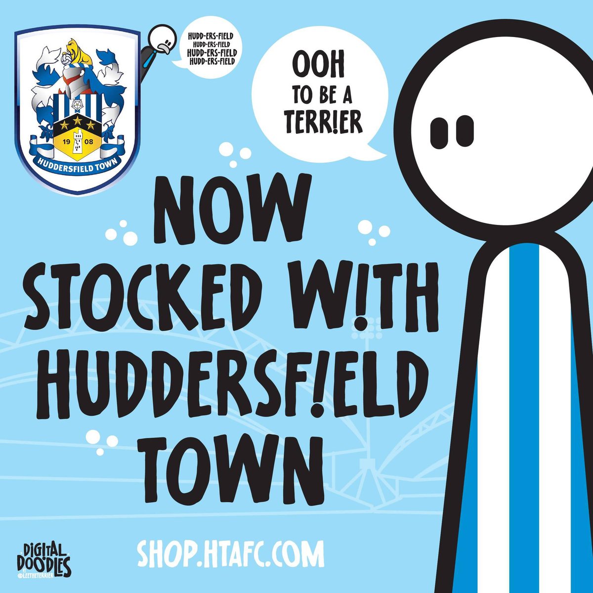 We are now stocked in the @htafc club shop! Go grab a card or order online at shop.htafc.com #htafc #UTT @htafcshop