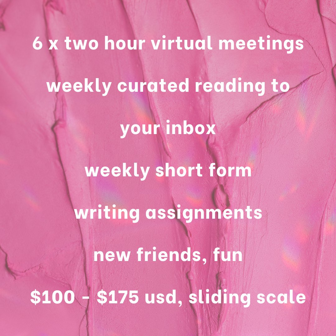 Zine Writing Club is coming back April 21st ⭐️ six weeks writing short form creative non-fiction with new friends ⭐️ shabbydollhouse.com/zine-writing-c…