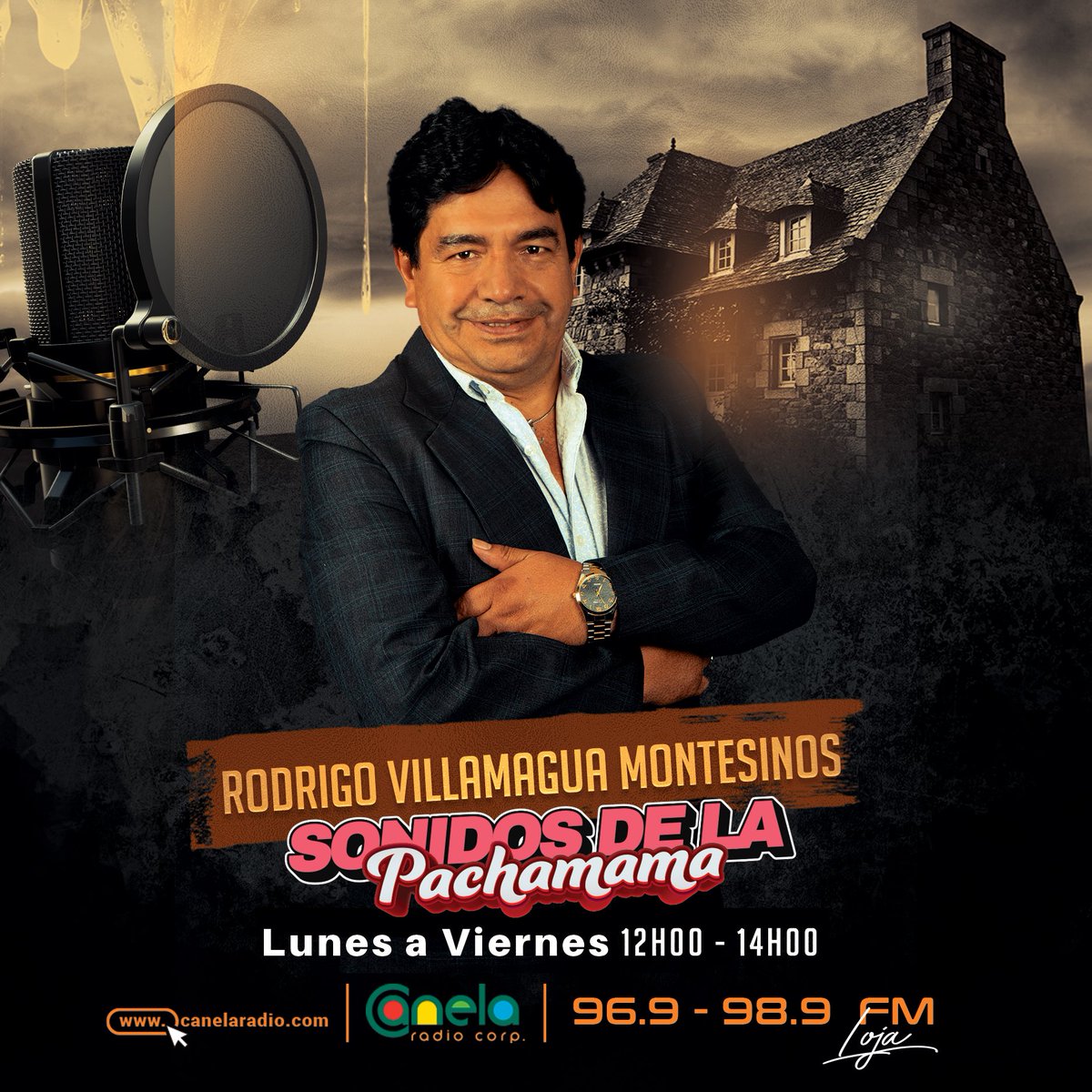 Sumérgete en la esencia de nuestra tierra con ‘Sonidos de la Pachamama’. 🎶 🏞️ Descubre la magia de la música folklórica de lunes a viernes con Rodrigo Villamagua Montesinos en Radio Canela Loja 96.9 FM y 98.9 FM 📡. ⏰ 12h00-14h00 📱 O en nuestra página…