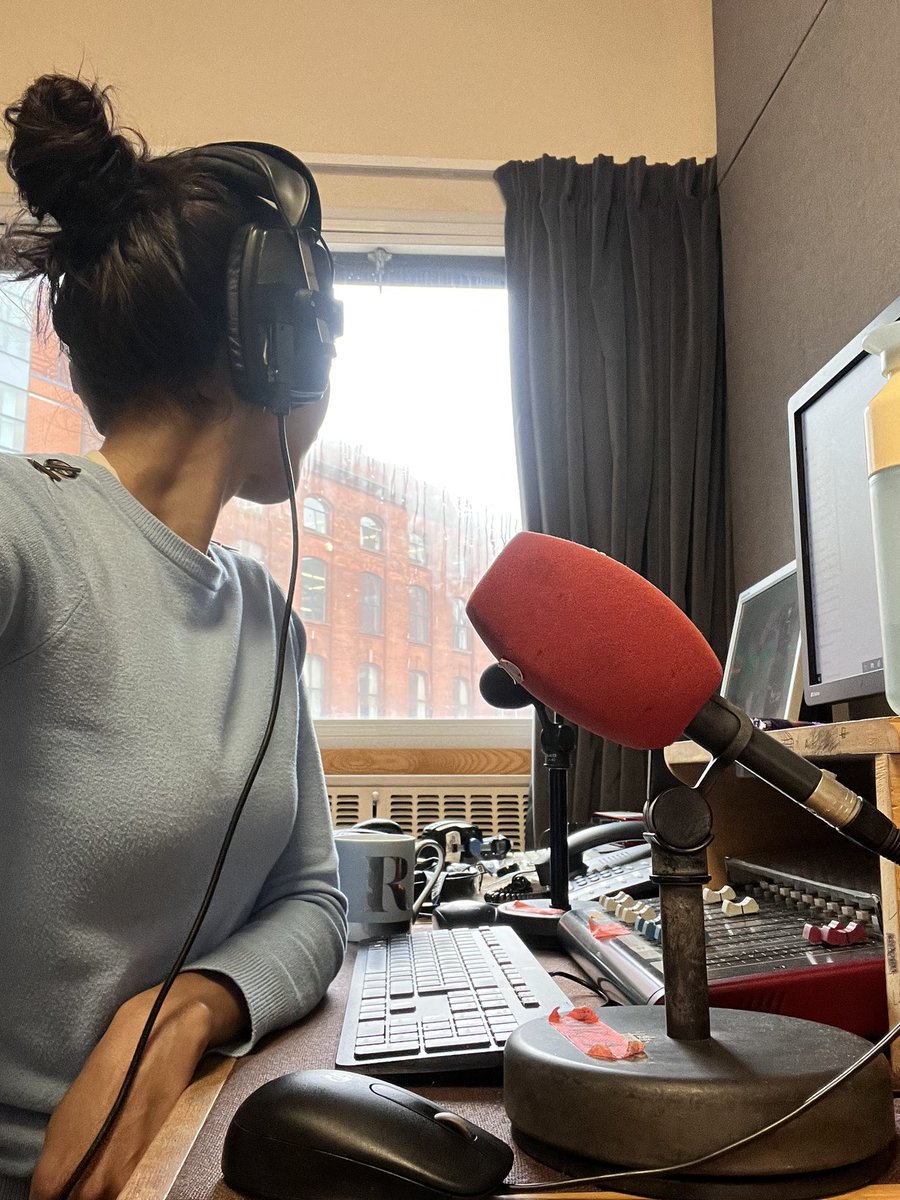 Recording a new radio programme for @bbcworldservice & @BBCSounds from Belfast where rain has been tapping on the window for four hours!