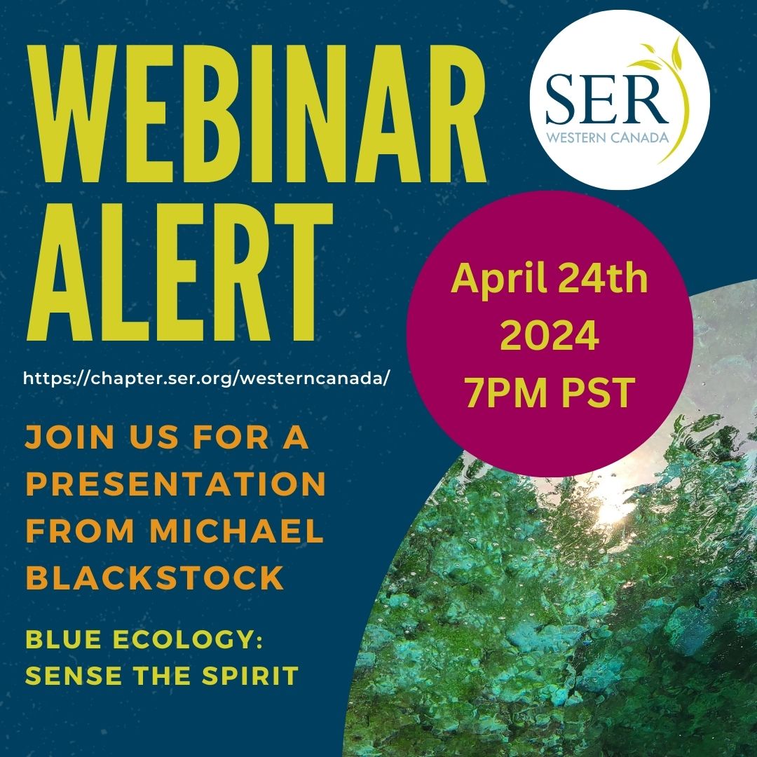 Be sure to register for our upcoming webinar, happening April 24th! Visit chapter.ser.org/westerncanada/… to register and grab all the details! #restore #webinar #restoration #environment #free #event