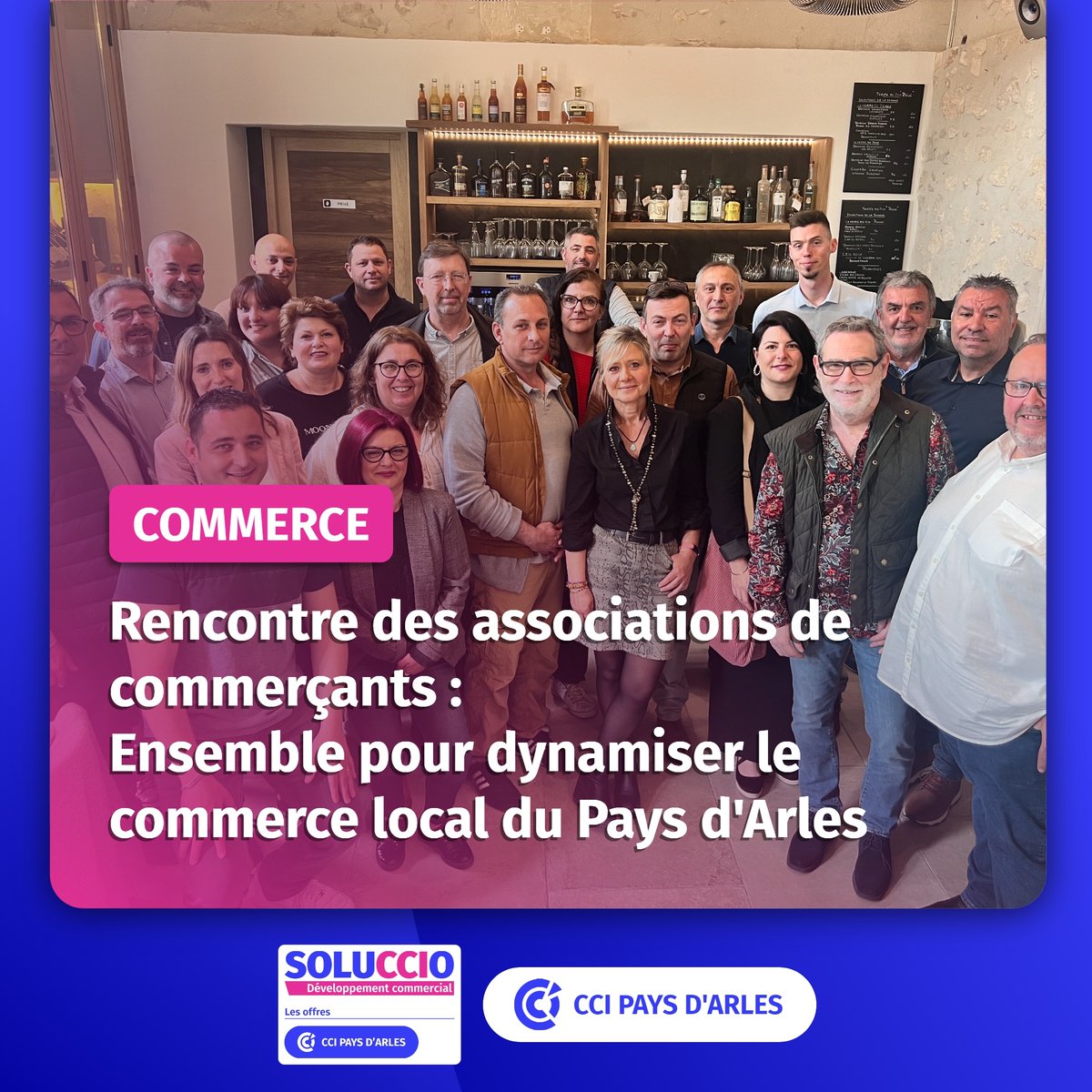 [#Commerce🛍]
🚀 Dynamisons ensemble le #CommerceLocal du #PaysDArles ! 🤝 Ajd la @ccipaysarles a orchestré une rencontre à l'épicerie fine Maison Allard à Maussane-les-Alpilles, réunissant 13 assos de commerçants de notre territoire

ℹ swll.to/3MIjm