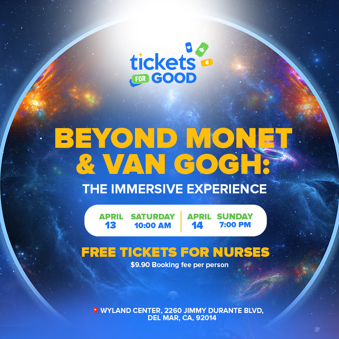 Dive into Monet & Van Gogh's art on Apr 13 & 14! 

Nurses, get your FREE tickets for an immersive experience. 🎟️🌟

#BeyondMonetVanGogh #ImmersiveExperience #ArtLovers