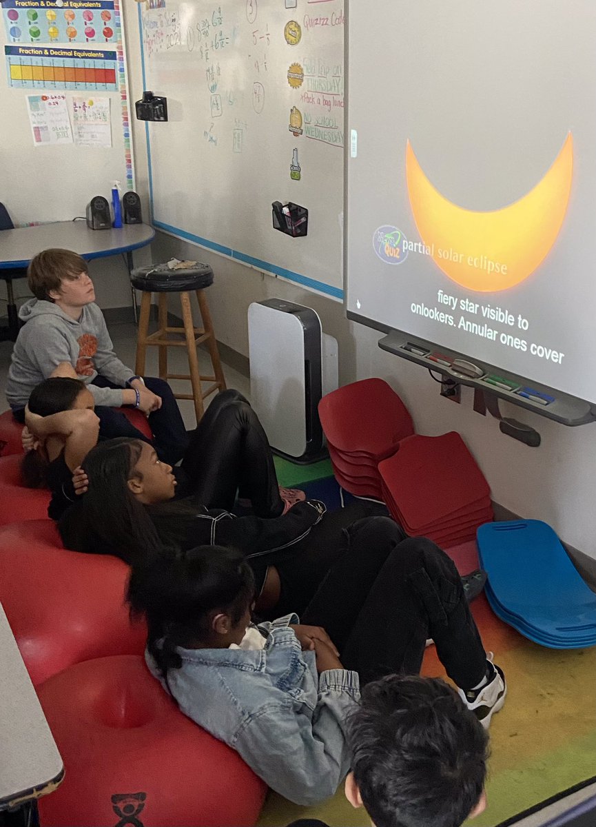 JKPolkACPS's tweet image. 5 th grade students are learning about the eclipse, creating pinhole viewers and preparing to view the eclipse safely! They also have solar eclipse glasses. Today will be an exciting day. There will not be another total solar eclipse until 2044! How old will you be? ☀️ 🌙 🌚