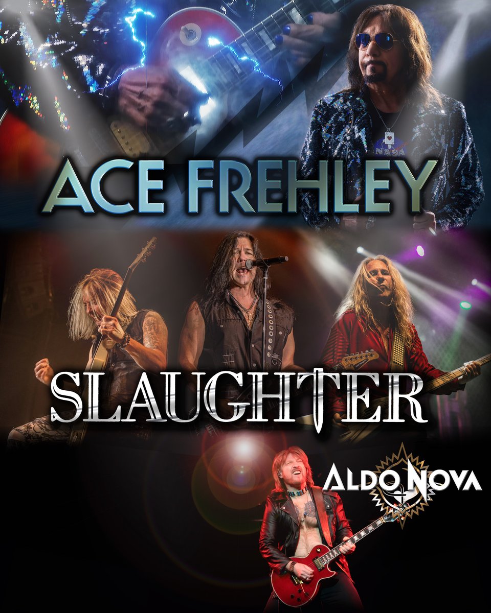A legendary night of Rock 'N' Roll is coming to Mohegan Sun Arena. 🎸 🎶 🤘 @ace_frehley, @markslaughter33, and @NovaAldo are coming to rock Mohegan Sun Arena on May 26th! Tickets go on sale Friday, April 12th at 10:00am.