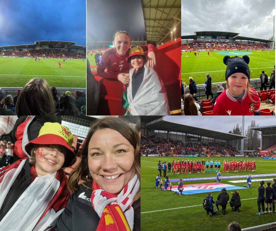 As proud sponsors of @FAWales and the #readytoplay programme, some lucky colleagues and their guests got to watch Cymru’s win against Croatia in Wrexham last Friday for the Women's UEFA European qualifiers. #admirallife