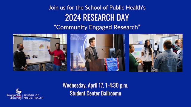Public Health Research Day is just around the corner, and we can't wait for you to join the excitement! Don't forget to register before Wednesday, April 17th. Register here: t.gsu.edu/3ZG179R