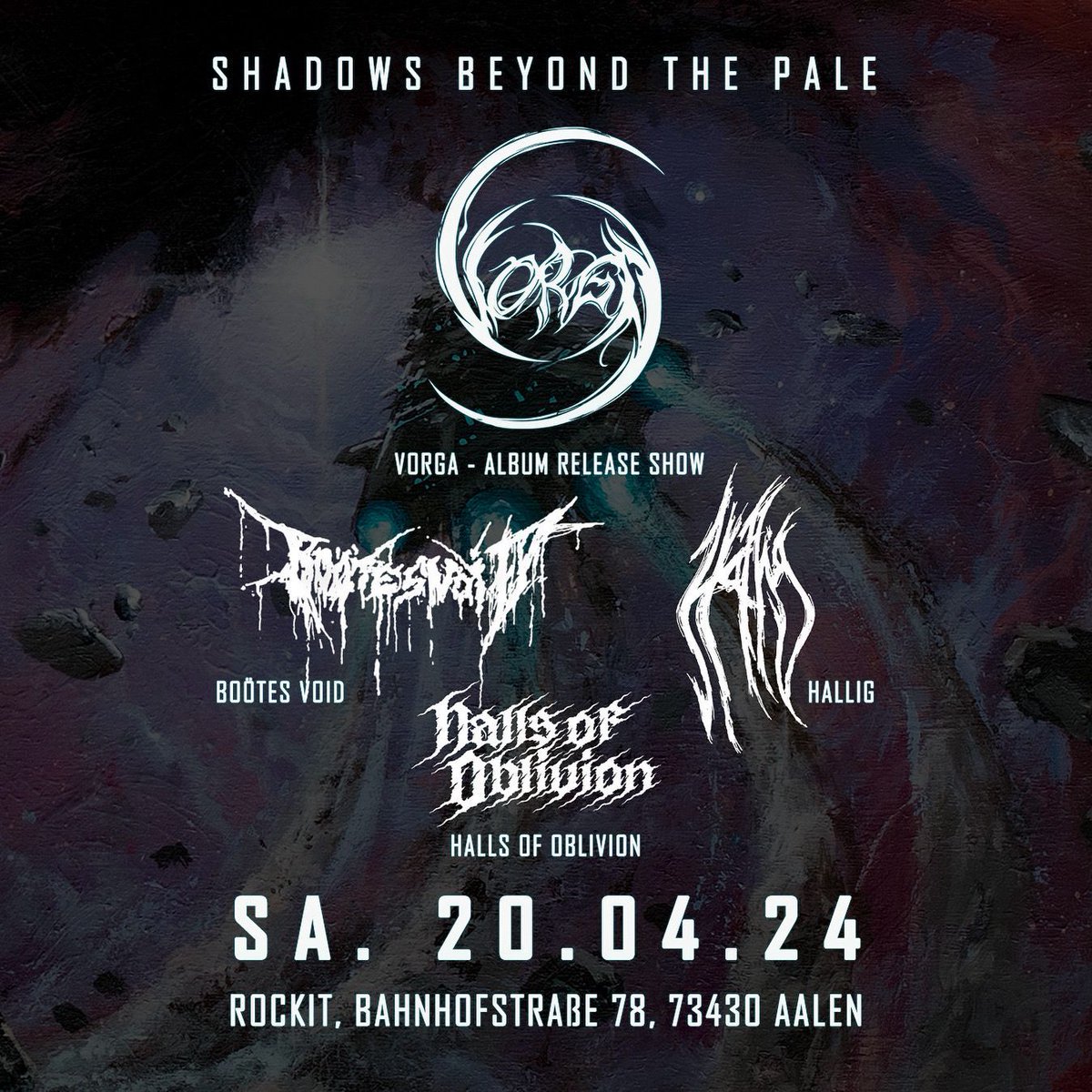NEW LIVE SHOW ANNOUNCEMENT ❗ ❗ @hallig_official @hallighorde play live at @rockitaalen in 73430 Aalen on the 20th of April and tickets are going fast, so secure yours now 🤘 #talheimrecords #talheimrecordsgermany #live #show #blackmetal #blackmetallive #albumrelease