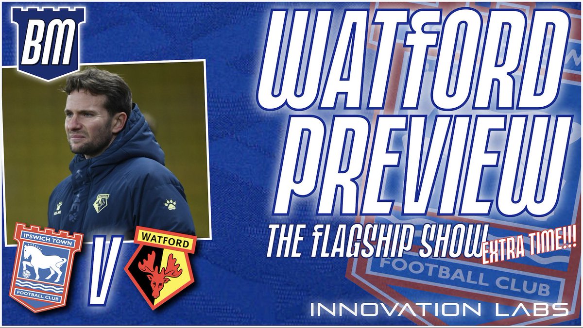 🚩⏲️ FLAGSHIP EXTRA TIME - OUT NOW!! 🗣️ We look ahead to the first of two home games in a row this week for Ipswich Town - with Watford the visitors on Wednesday night. 📺 youtu.be/jgaPHJzppqw
