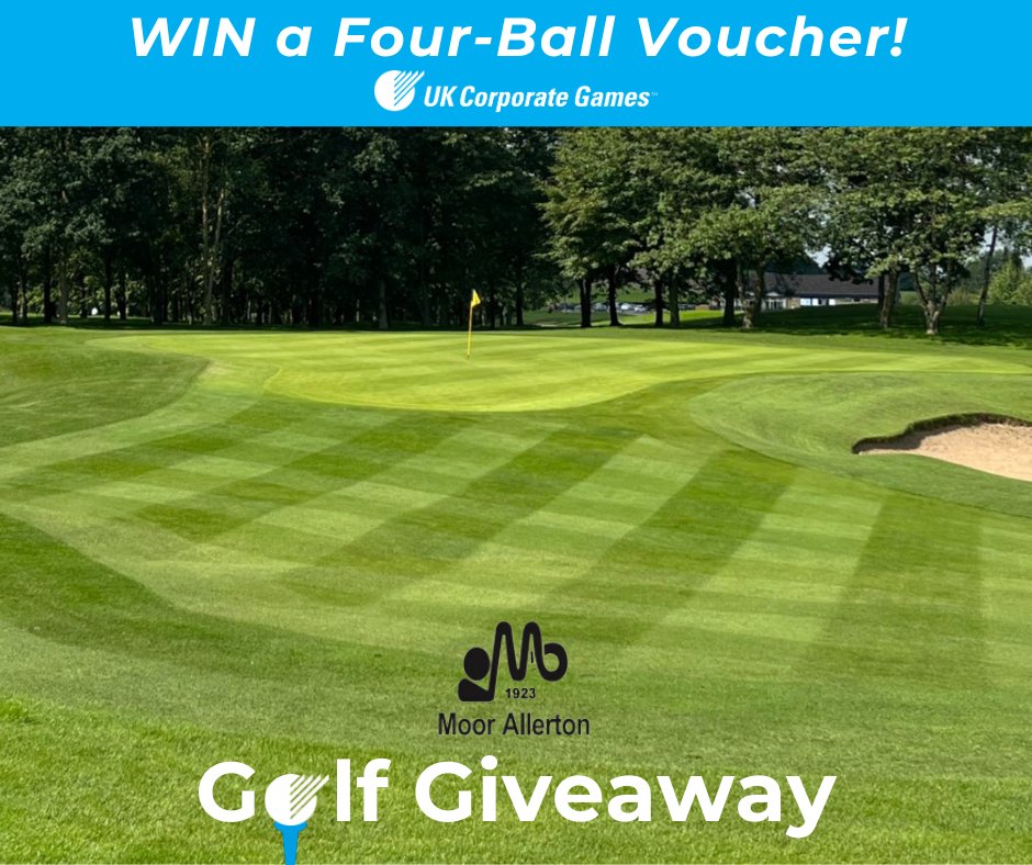 UK Corporate Games (@corpgamesuk) on Twitter photo GOLF GIVEAWAY๐๏ธโโ๏ธ
It's #Masters week and you can WIN a four-ball voucher at <a href="/MoorAllertonGC/">Moor Allerton GC</a> โณ๏ธ
1๏ธโฃ Follow <a href="/corpgamesuk/">UK Corporate Games</a> & @moorallertongc
2๏ธโฃ Reply with your Masters Winner ๐
All winners will be put in to a draw and announced 15.02.
#golfgiveaway #giveaway #golf #ukcorporategames GOLF GIVEAWAY๐๏ธโโ๏ธ
It's #Masters week and you can WIN a four-ball voucher at <a href="/MoorAllertonGC/">Moor Allerton GC</a> โณ๏ธ
1๏ธโฃ Follow <a href="/corpgamesuk/">UK Corporate Games</a> & @moorallertongc
2๏ธโฃ Reply with your Masters Winner ๐
All winners will be put in to a draw and announced 15.02.
#golfgiveaway #giveaway #golf #ukcorporategames