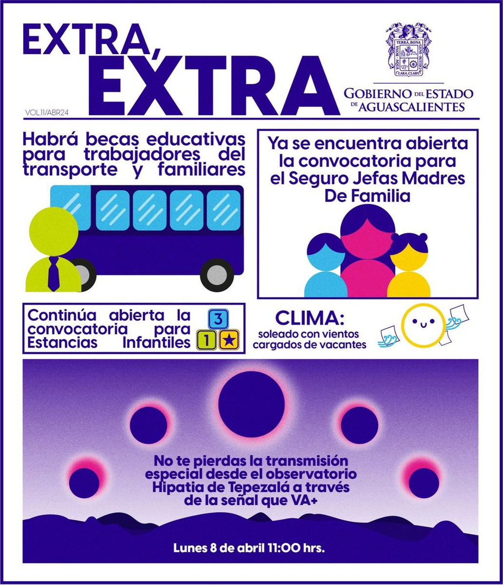 Extra, extra!! Te compartimos esta información: