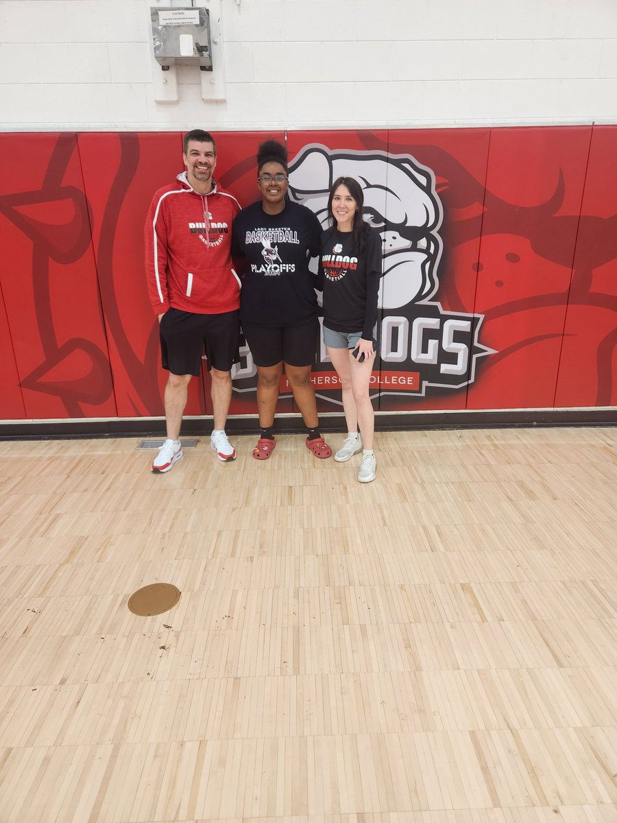 Thanks for the invite to Jr. Camp <a href="/MacBulldogsWBB/">McPherson Women's Basketball</a> this pass weekend. Had a great time and look forward to having more conversations with you. <a href="/BelRaimondi/">Bela Raimondi</a> <a href="/Coach_Nic_/">Josh Nichols</a> <a href="/CoachKBaker41/">Kelsi Baker</a>